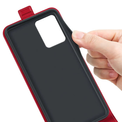For HMD Pulse / Pulse+ / Pulse Pro Case Vertical Flip Leather Phone Cover with Card Slots