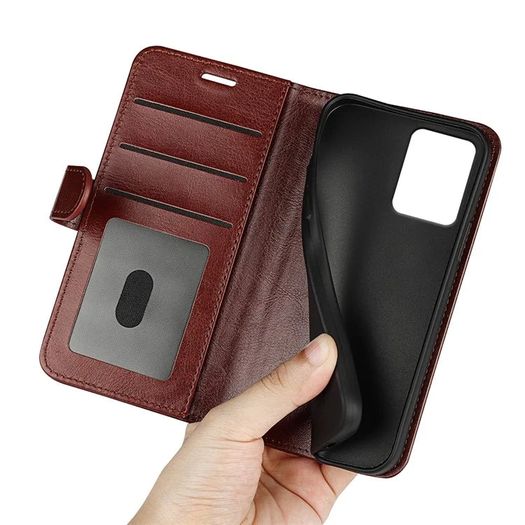 For HMD Pulse / Pulse+ / Pulse Pro Wallet Case Crazy Horse Texture Leather Stand Phone Cover
