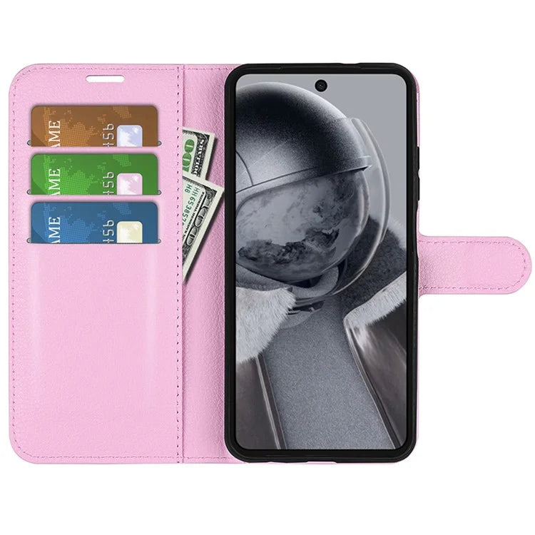 For HMD Pulse / Pulse+ / Pulse Pro Case Litchi Texture Leather Wallet Phone Cover