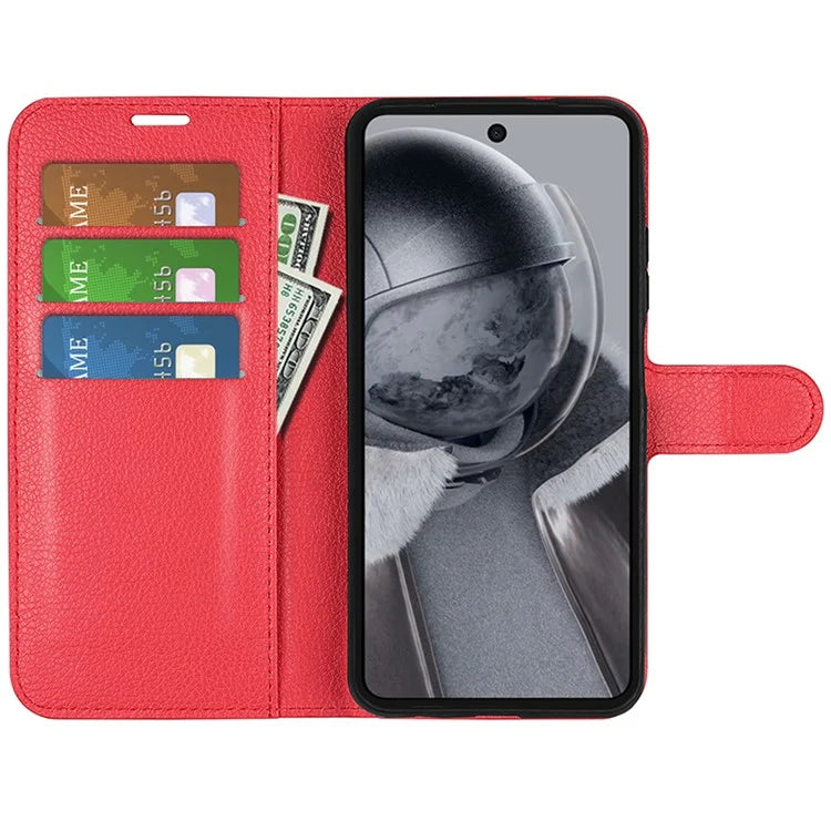 For HMD Pulse / Pulse+ / Pulse Pro Case Litchi Texture Leather Wallet Phone Cover