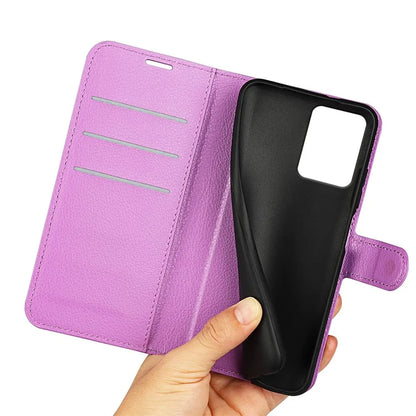 For HMD Pulse / Pulse+ / Pulse Pro Case Litchi Texture Leather Wallet Phone Cover