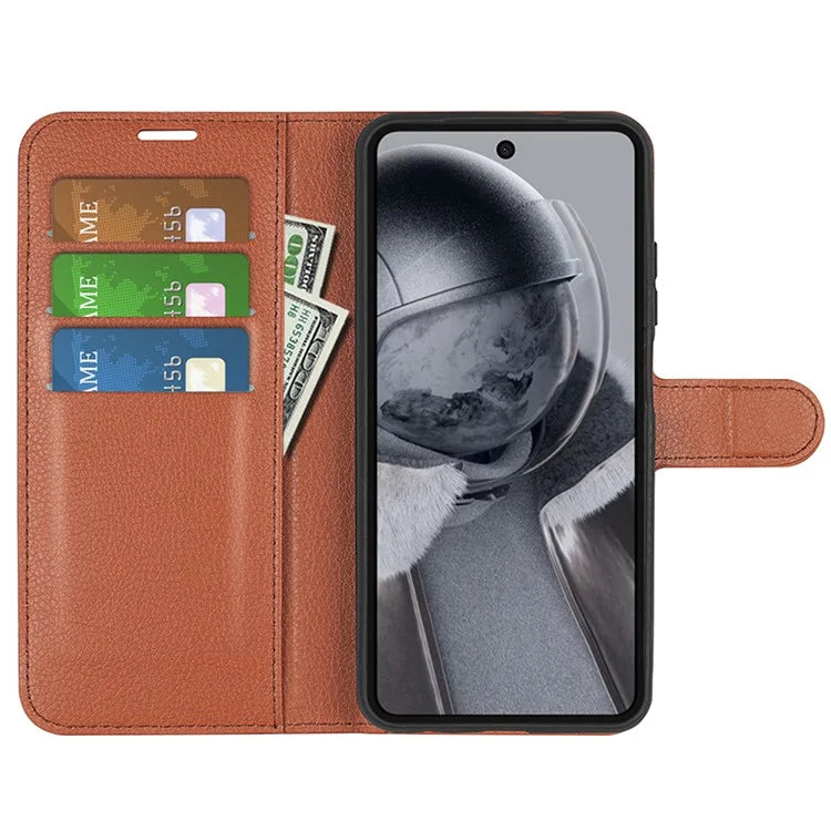 For HMD Pulse / Pulse+ / Pulse Pro Case Litchi Texture Leather Wallet Phone Cover
