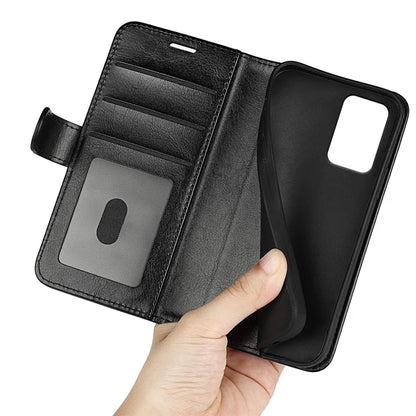 For Motorola Moto G85 5G / S50 Neo 5G Stand Case Crazy Horse Texture Leather Wallet Phone Cover