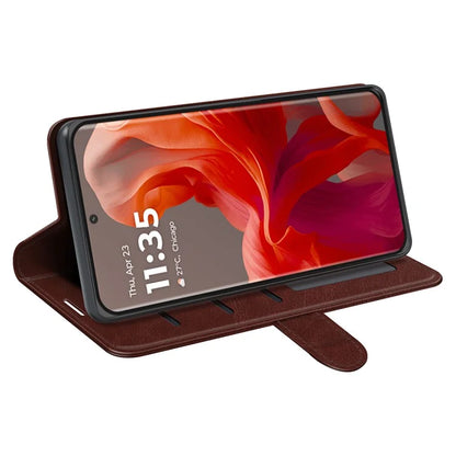 For Motorola Moto G85 5G / S50 Neo 5G Stand Case Crazy Horse Texture Leather Wallet Phone Cover