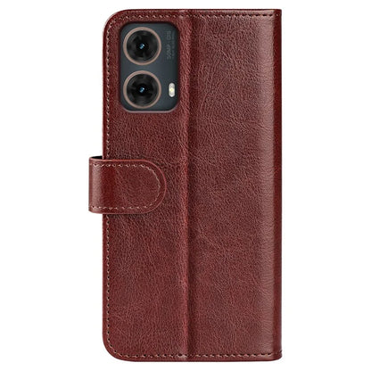 For Motorola Moto G85 5G / S50 Neo 5G Stand Case Crazy Horse Texture Leather Wallet Phone Cover