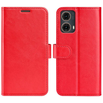 For Motorola Moto G85 5G / S50 Neo 5G Stand Case Crazy Horse Texture Leather Wallet Phone Cover