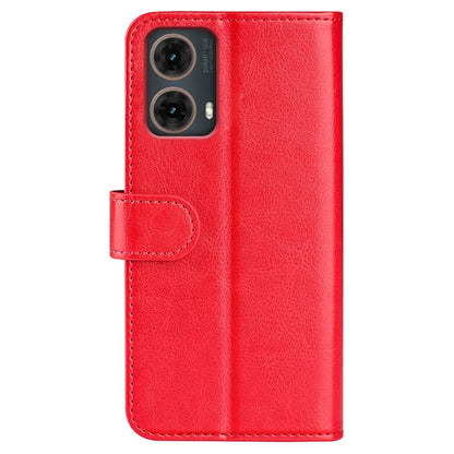 For Motorola Moto G85 5G / S50 Neo 5G Stand Case Crazy Horse Texture Leather Wallet Phone Cover
