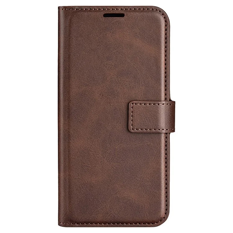 For Realme C63 4G Stand Case Calf Texture Scratch-Proof Leather Phone Cover