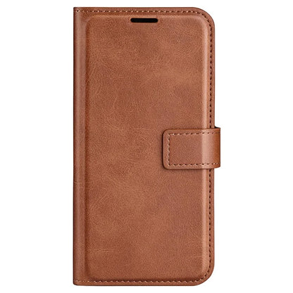 For Realme C63 4G Stand Case Calf Texture Scratch-Proof Leather Phone Cover