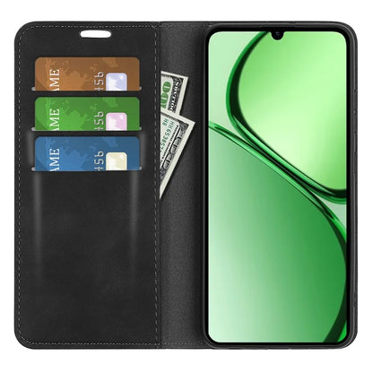 For Realme C63 4G Protective Case Skin-Touch Leather Wallet Phone Cover