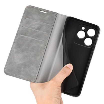 For Realme C63 4G Protective Case Skin-Touch Leather Wallet Phone Cover