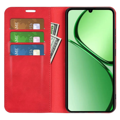For Realme C63 4G Protective Case Skin-Touch Leather Wallet Phone Cover
