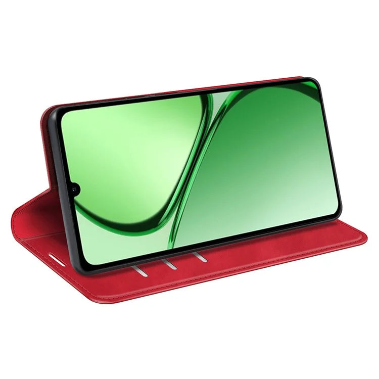 For Realme C63 4G Protective Case Skin-Touch Leather Wallet Phone Cover