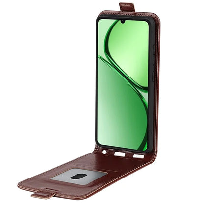 For Realme C63 4G Shockproof Case Vertical Flip Card Slots Leather Phone Cover