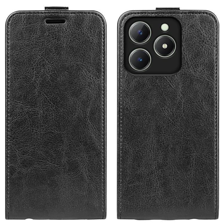 For Realme C63 4G Shockproof Case Vertical Flip Card Slots Leather Phone Cover