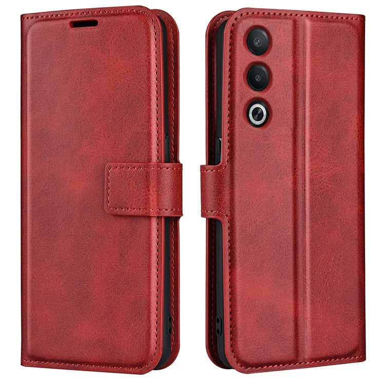 For Oppo A3 Pro (Global) 5G Case Calf Texture Scratch-Proof Leather Stand Phone Cover