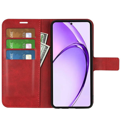 For Oppo A3 Pro (Global) 5G Case Calf Texture Scratch-Proof Leather Stand Phone Cover