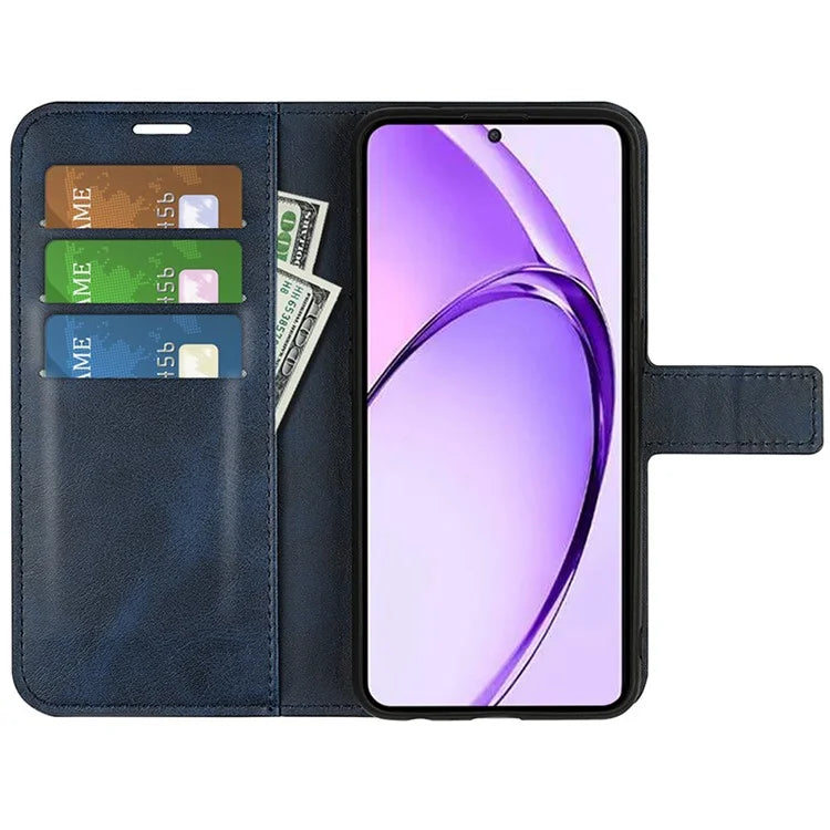 For Oppo A3 Pro (Global) 5G Case Calf Texture Scratch-Proof Leather Stand Phone Cover