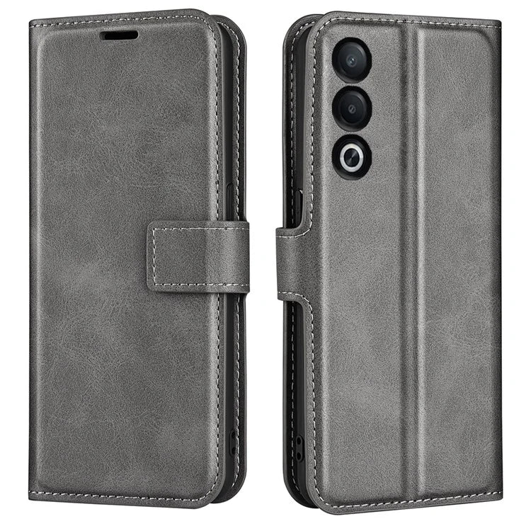 For Oppo A3 Pro (Global) 5G Case Calf Texture Scratch-Proof Leather Stand Phone Cover