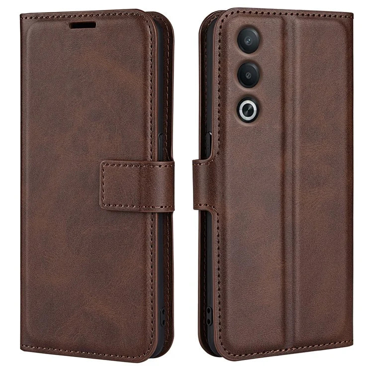 For Oppo A3 Pro (Global) 5G Case Calf Texture Scratch-Proof Leather Stand Phone Cover