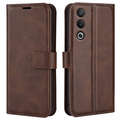For Oppo A3 Pro (Global) 5G Case Calf Texture Scratch-Proof Leather Stand Phone Cover