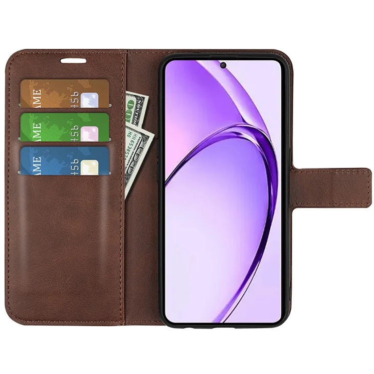 For Oppo A3 Pro (Global) 5G Case Calf Texture Scratch-Proof Leather Stand Phone Cover