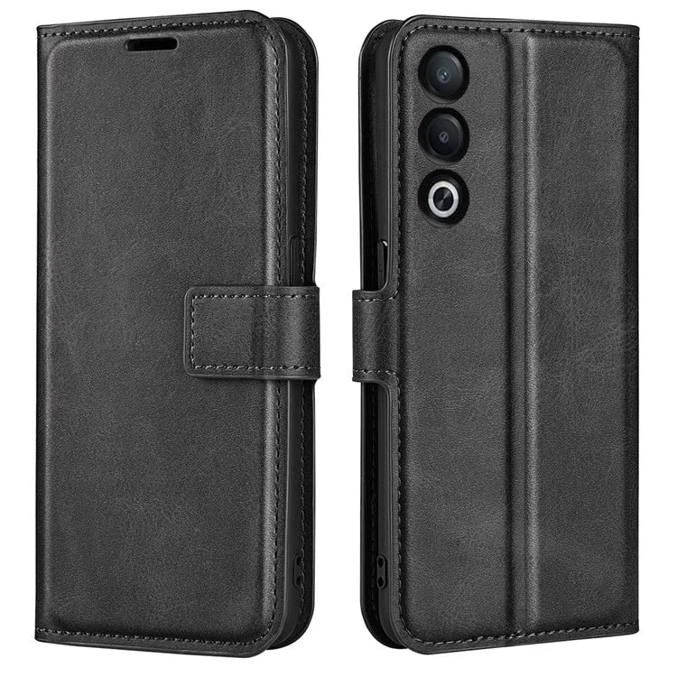 For Oppo A3 Pro (Global) 5G Case Calf Texture Scratch-Proof Leather Stand Phone Cover