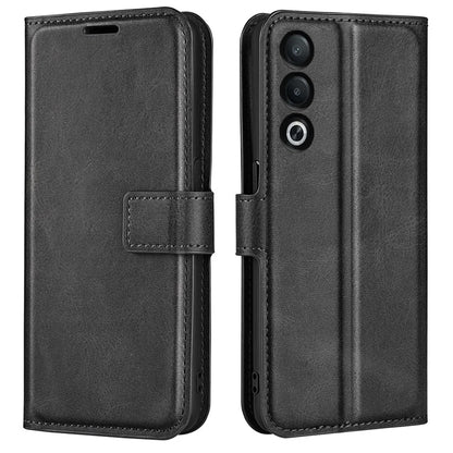 For Oppo A3 Pro (Global) 5G Case Calf Texture Scratch-Proof Leather Stand Phone Cover