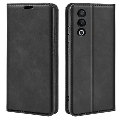 For Oppo A3 Pro (Global) 5G / A3 Pro (India) 5G / K12x 5G (India) / A80 5G Case Drop-Proof Skin-Touch Leather Wallet Phone Cover