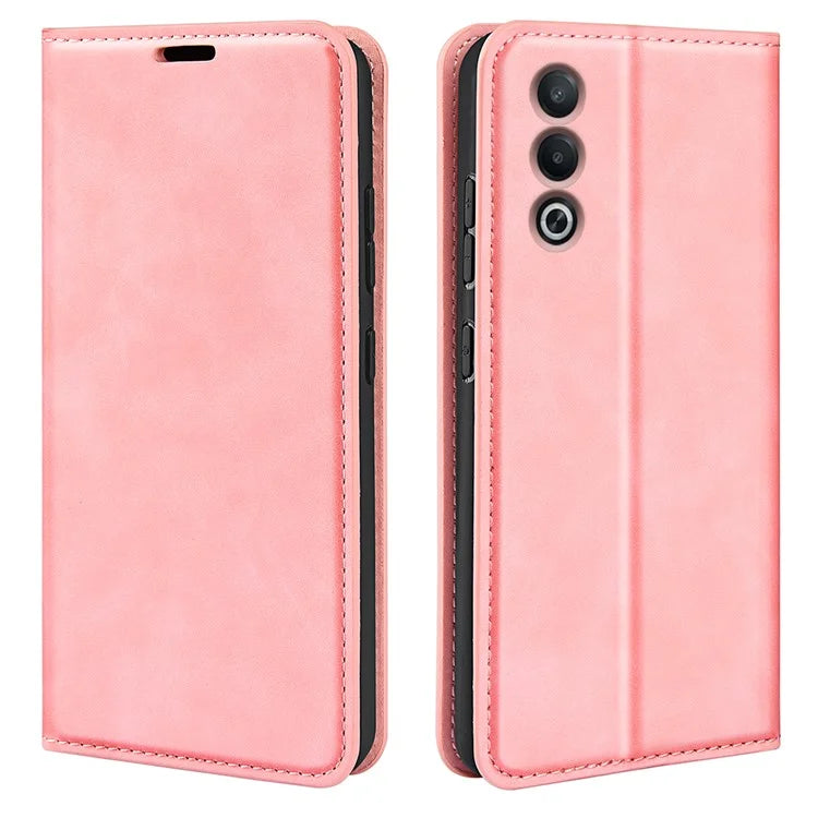 For Oppo A3 Pro (Global) 5G / A3 Pro (India) 5G / K12x 5G (India) / A80 5G Case Drop-Proof Skin-Touch Leather Wallet Phone Cover