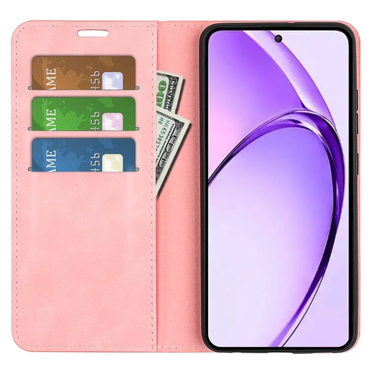 For Oppo A3 Pro (Global) 5G / A3 Pro (India) 5G / K12x 5G (India) / A80 5G Case Drop-Proof Skin-Touch Leather Wallet Phone Cover