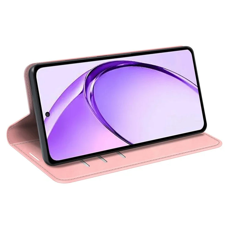 For Oppo A3 Pro (Global) 5G / A3 Pro (India) 5G / K12x 5G (India) / A80 5G Case Drop-Proof Skin-Touch Leather Wallet Phone Cover