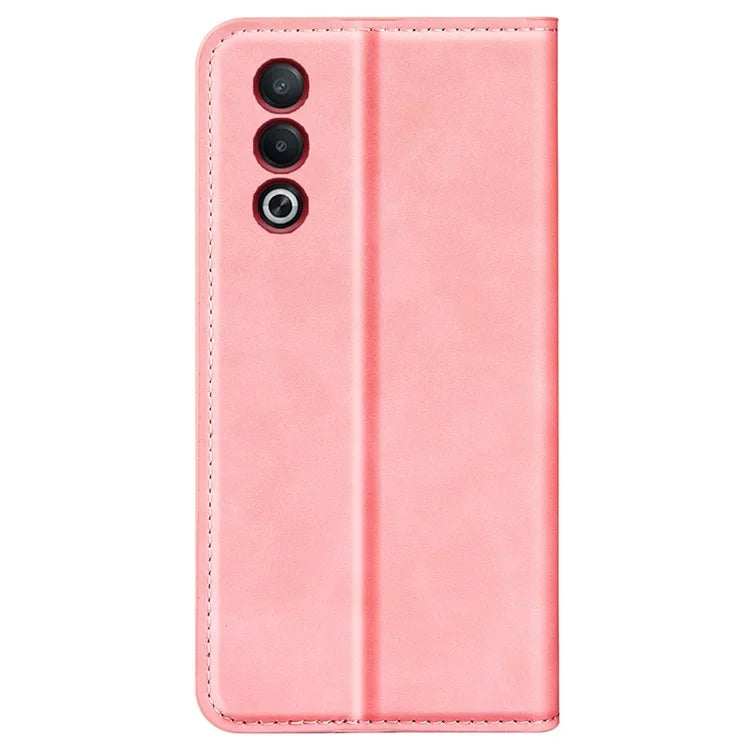 For Oppo A3 Pro (Global) 5G / A3 Pro (India) 5G / K12x 5G (India) / A80 5G Case Drop-Proof Skin-Touch Leather Wallet Phone Cover