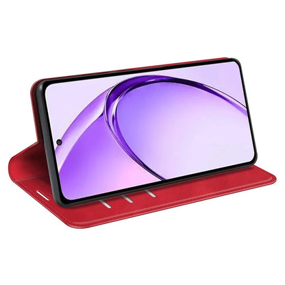 For Oppo A3 Pro (Global) 5G / A3 Pro (India) 5G / K12x 5G (India) / A80 5G Case Drop-Proof Skin-Touch Leather Wallet Phone Cover