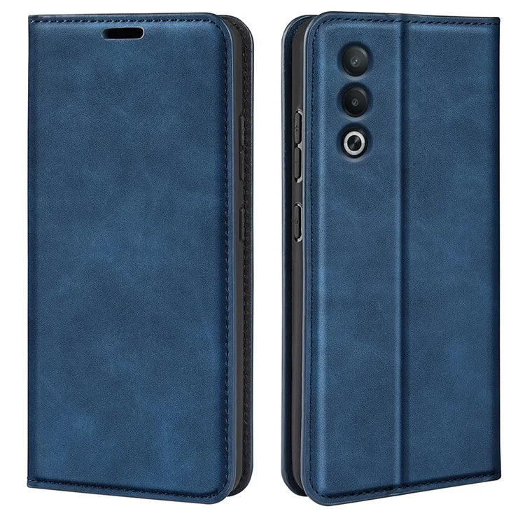 For Oppo A3 Pro (Global) 5G / A3 Pro (India) 5G / K12x 5G (India) / A80 5G Case Drop-Proof Skin-Touch Leather Wallet Phone Cover