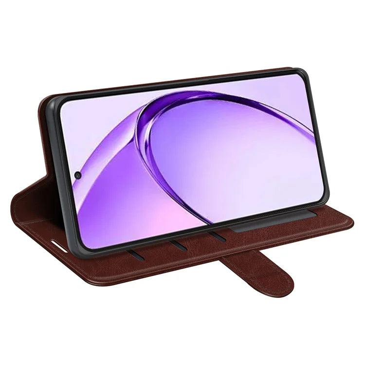 For Oppo A3 Pro (Global) 5G / A3 Pro (India) 5G / K12x 5G (India) / A80 5G Case Crazy Horse Texture Leather Stand Wallet Phone Cover