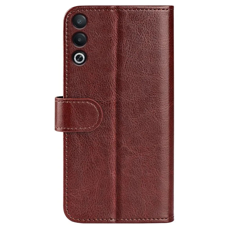 For Oppo A3 Pro (Global) 5G / A3 Pro (India) 5G / K12x 5G (India) / A80 5G Case Crazy Horse Texture Leather Stand Wallet Phone Cover