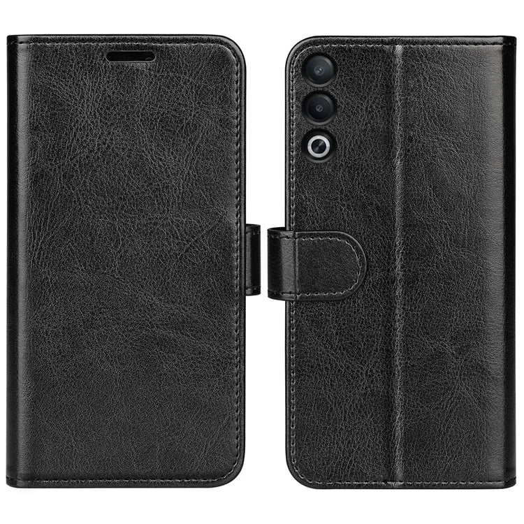 For Oppo A3 Pro (Global) 5G / A3 Pro (India) 5G / K12x 5G (India) / A80 5G Case Crazy Horse Texture Leather Stand Wallet Phone Cover