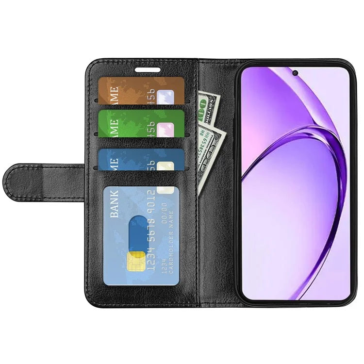 For Oppo A3 Pro (Global) 5G / A3 Pro (India) 5G / K12x 5G (India) / A80 5G Case Crazy Horse Texture Leather Stand Wallet Phone Cover