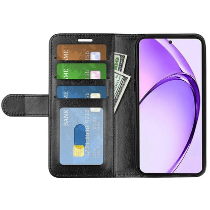 For Oppo A3 Pro (Global) 5G / A3 Pro (India) 5G / K12x 5G (India) / A80 5G Case Crazy Horse Texture Leather Stand Wallet Phone Cover