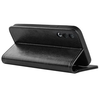 For Oppo A3 Pro (Global) 5G / A3 Pro (India) 5G / K12x 5G (India) / A80 5G Case Crazy Horse Texture Leather Stand Wallet Phone Cover