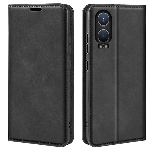 For OnePlus Nord CE4 Lite 5G / Oppo K12x 5G (China) Wallet Phone Case Skin-Touch Leather Flip Cover