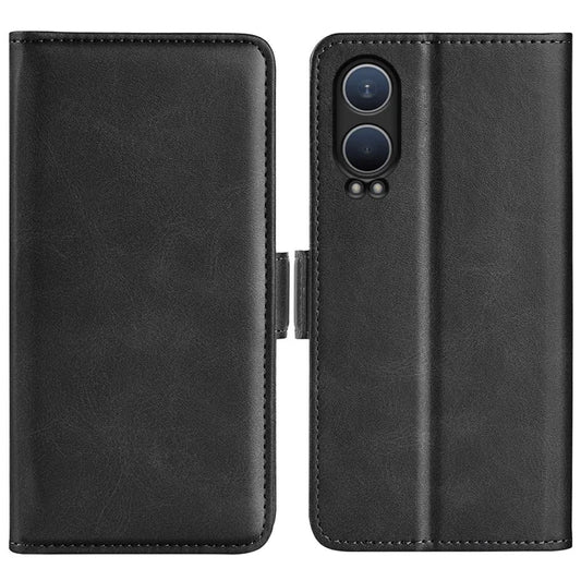 For OnePlus Nord CE4 Lite 5G / Oppo K12x 5G (China) Phone Case Calf Texture Leather Stand Wallet Cover