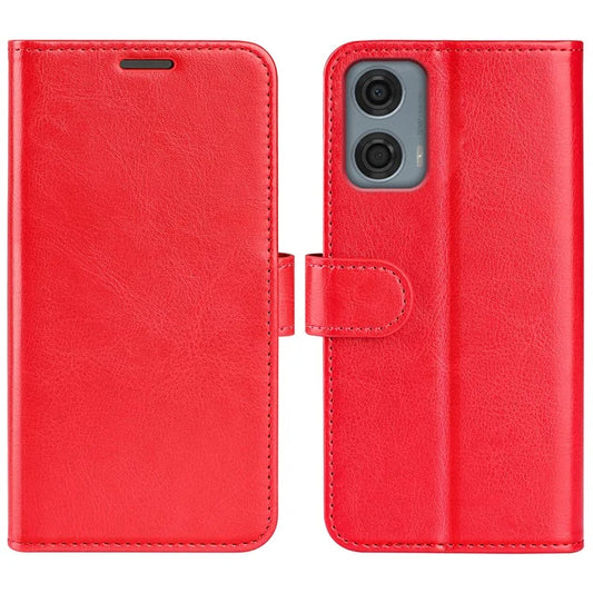For Motorola Moto G24 Power Wallet Phone Case Crazy Horse Texture Stand Leather Cover
