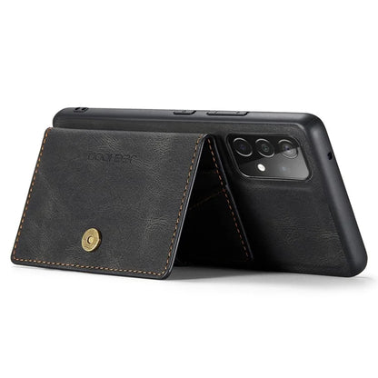 JEEHOOD J01 For Samsung Galaxy A33 5G Case Magnetic Detachabl Leather Back Cover Card Holder Pocket