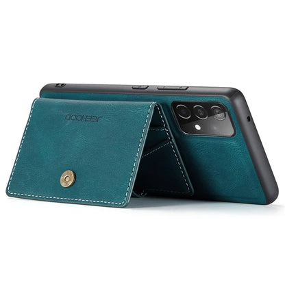 JEEHOOD J01 For Samsung Galaxy A33 5G Case Magnetic Detachabl Leather Back Cover Card Holder Pocket