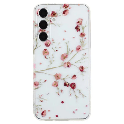 For Samsung Galaxy S24 FE Case Pattern Printing TPU Phone Cover Clear Edge