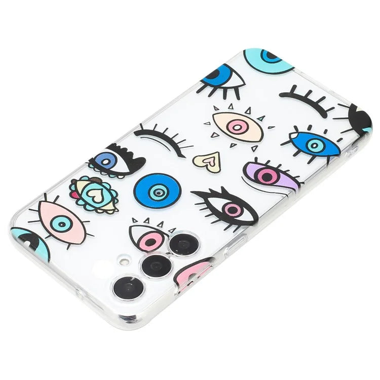 For Samsung Galaxy S24 FE Case Pattern Printing TPU Phone Cover Clear Edge