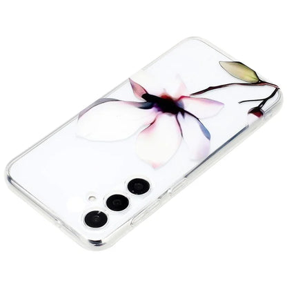For Samsung Galaxy S24 FE Case Pattern Printing TPU Phone Cover Clear Edge