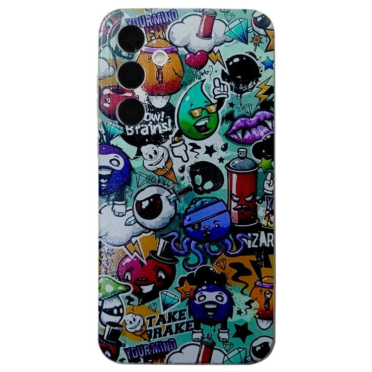 For Samsung Galaxy S24 FE TPU Case Pattern Printing Protective Phone Cover